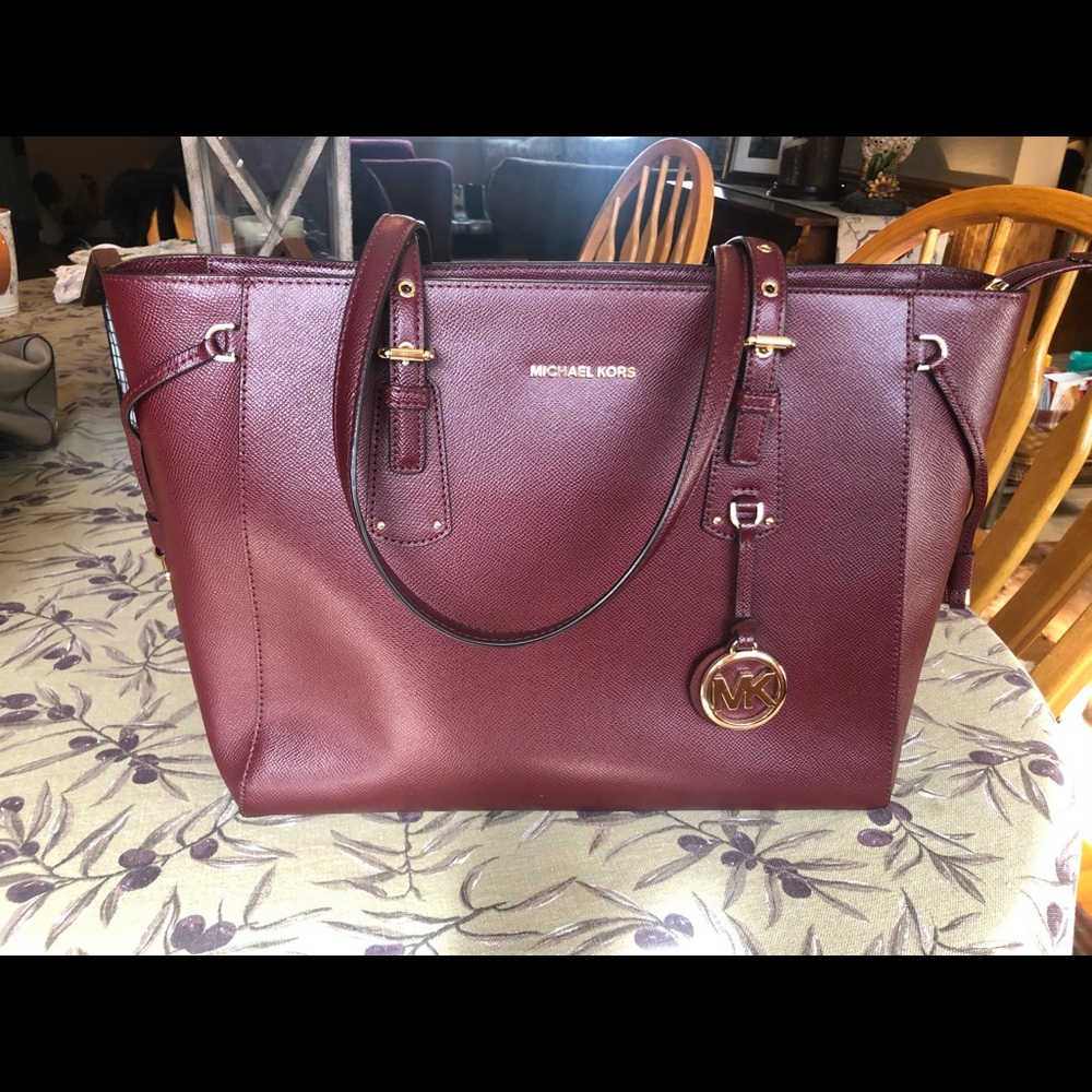Red/Burgundy Michael Kors Bag